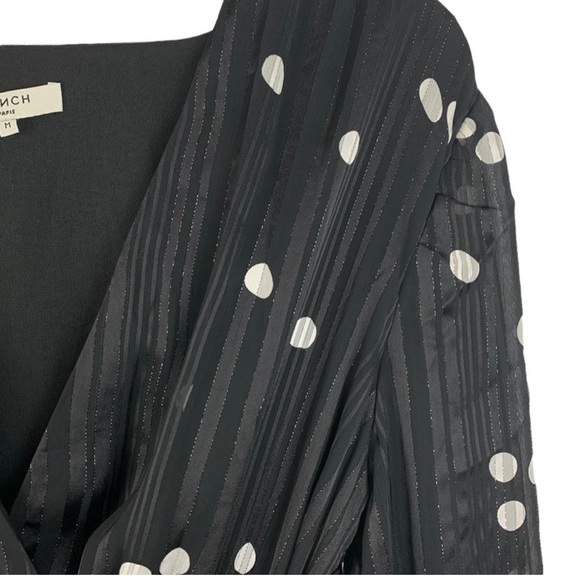 Nwt FRENCH Paris Sheer Polka Dot Dress - Picture 3 of 12